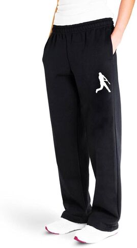 Baseball Batter Silhouette Sweatpants | Baseball Apparel by ChalkTalk Sports | Multiple Colors | Youth and Adult Sizes in Saudi Arabia