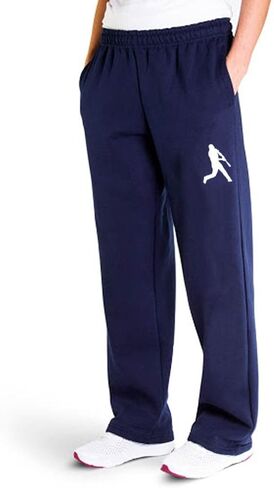 Baseball Batter Silhouette Sweatpants | Baseball Apparel by ChalkTalk Sports | Multiple Colors | Youth and Adult Sizes in Saudi Arabia