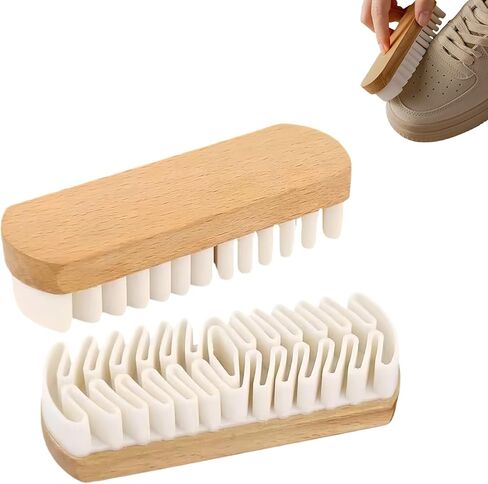 ممحاة تنظيف الأحذية المصنوعة من الجلد السويدي والنوبوك - عبوتين كبيرتين من المطاط الطبيعي لإزالة الاحتكاك للأحذية والأحذية الرياضية والسترات والقبعات - للاستخدام الجاف، لا حاجة إلى الماء، آمنة على الجلود الرقيقة in Kuwait