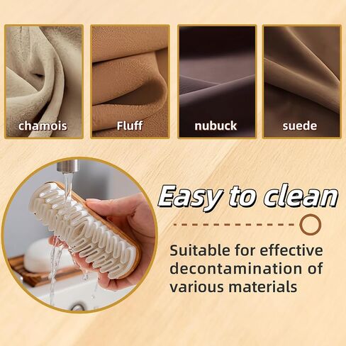ممحاة تنظيف الأحذية المصنوعة من الجلد السويدي والنوبوك - عبوتين كبيرتين من المطاط الطبيعي لإزالة الاحتكاك للأحذية والأحذية الرياضية والسترات والقبعات - للاستخدام الجاف، لا حاجة إلى الماء، آمنة على الجلود الرقيقة in Kuwait