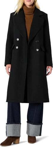 معطف طويل من مزيج الصوف من Amazon Essentials (Demi's Pick) مريح ومزدوج الصدر in Kuwait