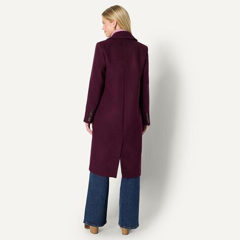 معطف طويل من مزيج الصوف من Amazon Essentials (Demi's Pick) مريح ومزدوج الصدر in Kuwait