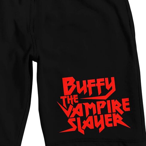 شورت Buffy The Vampire Slayer Title Logo للرجال باللون الأسود in Kuwait