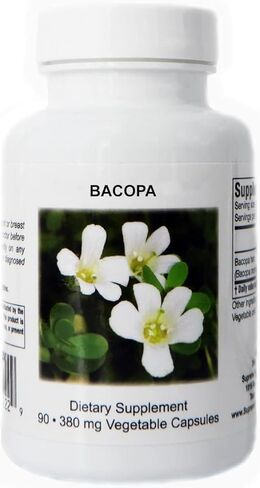 Supreme Nutrition Products Bacopa, 90 Pure Bacopa Herb Vegetarian Capsules in Saudi Arabia