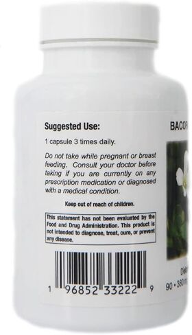 Supreme Nutrition Products Bacopa, 90 Pure Bacopa Herb Vegetarian Capsules in Saudi Arabia