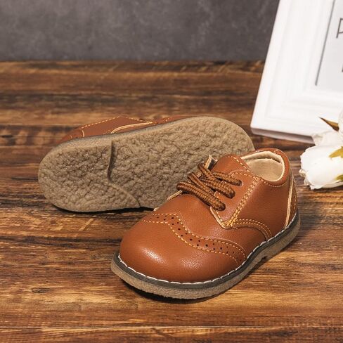 Toddler Little Kid Boys Girls Dress Shoes Kids School Uniform Formal Casual Oxfords in Saudi Arabia