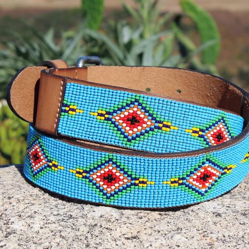 Sambboho - Handmade & Luxury Blue Vogue Women's Leather Belts for Women - Versitle & Durable Belts for any Occasion in Saudi Arabia