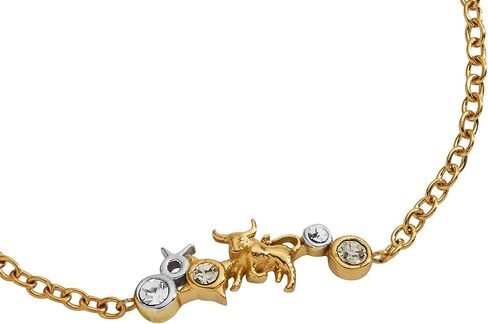 Alex and Ani Zodiac Bracelet - Two-Tone Stainless Steel with Clear Crystals, Nickel-Free, Zodiac Sign Bracelet for Women in Saudi Arabia