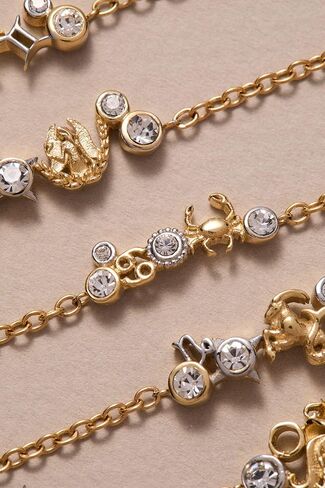 Alex and Ani Zodiac Bracelet - Two-Tone Stainless Steel with Clear Crystals, Nickel-Free, Zodiac Sign Bracelet for Women in Saudi Arabia