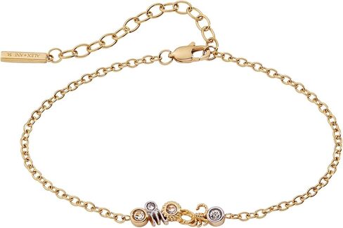 Alex and Ani Zodiac Bracelet - Two-Tone Stainless Steel with Clear Crystals, Nickel-Free, Zodiac Sign Bracelet for Women in Saudi Arabia