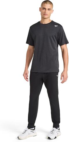 Reebok Mens Dunk Jogger، مقاس قياسي، درزة داخلية 30 بوصة، نسيج بولي مزيج مطاطي خفيف الوزن in Kuwait