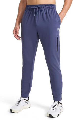 Reebok Mens Dunk Jogger، مقاس قياسي، درزة داخلية 30 بوصة، نسيج بولي مزيج مطاطي خفيف الوزن in Kuwait