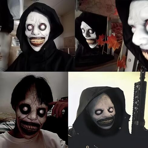 Scary Halloween Mask for Adults, Realistic and Durable Latex Creepy Horror Mask for Cosplay and Halloween Party in Kuwait