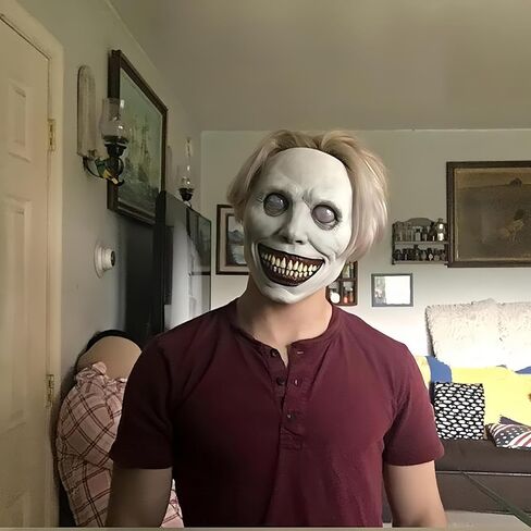 Scary Halloween Mask for Adults, Realistic and Durable Latex Creepy Horror Mask for Cosplay and Halloween Party in Kuwait