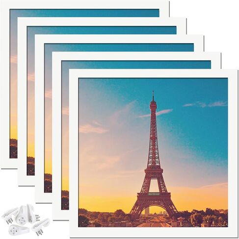 16x24 Picture Frame Set of 2, Black Photo Frames High Transparent Wall Gallery Desktop Horizontal Vertical for Canvas Collage Photo Poster Certificate 16 x 24 inches in Saudi Arabia