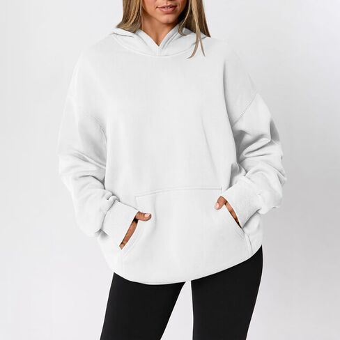 Hoodies for Women, Oversized Sweatshirts Fall Outfits Casual Sweaters Tops Workout Winter Clothes in Saudi Arabia