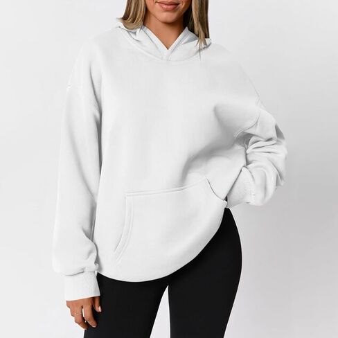 Hoodies for Women, Oversized Sweatshirts Fall Outfits Casual Sweaters Tops Workout Winter Clothes in Saudi Arabia