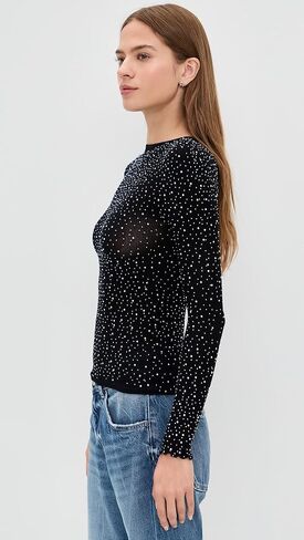 Free People Women's Night Sky Long Sleeve Tee in Saudi Arabia