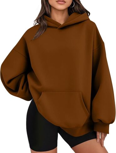 Hoodies for Women, Oversized Sweatshirts Fall Outfits Casual Sweaters Tops Workout Winter Clothes in Saudi Arabia