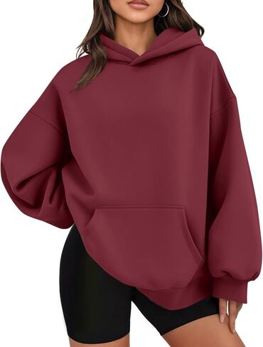Hoodies for Women, Oversized Sweatshirts Fall Outfits Casual Sweaters Tops Workout Winter Clothes in Saudi Arabia
