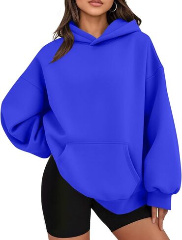 Hoodies for Women, Oversized Sweatshirts Fall Outfits Casual Sweaters Tops Workout Winter Clothes in Saudi Arabia