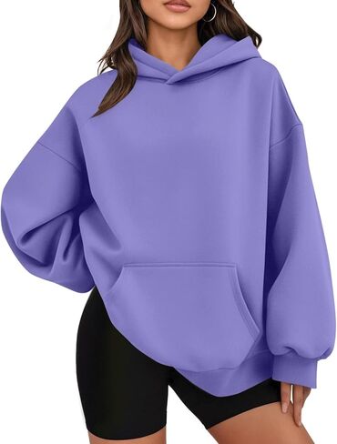 Hoodies for Women, Oversized Sweatshirts Fall Outfits Casual Sweaters Tops Workout Winter Clothes in Saudi Arabia