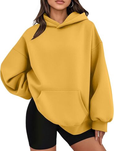 Hoodies for Women, Oversized Sweatshirts Fall Outfits Casual Sweaters Tops Workout Winter Clothes in Saudi Arabia