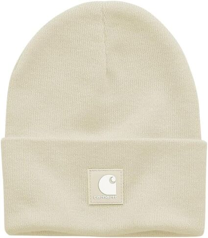 قبعة Carhartt Big Kids' Knit Knit Watch Hat، Malt | الطباشير | الشباب (6-14) in Saudi Arabia