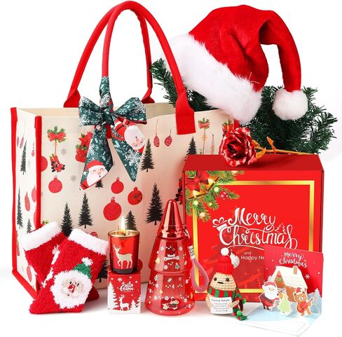Birthday Gifts for Women, Women Gifts Set | Gift Basket Tumbler Relaxing Spa Care Package - Valentines Day Mothers Day Christmas Gifts for Girlfriend Wife Mom Her Best Friend Sister (Pink) in Saudi Arabia
