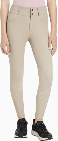 LeMieux Young Rider Hunter Breeches - Suede Knee Grip - Classic Mid-Rise in Saudi Arabia
