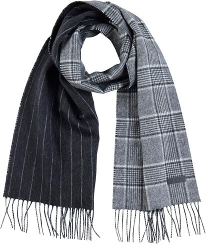 Bruno Magli Men’s Mid-Weight Silk Cashmere Scarf – Soft Luxury Winter Scarves for Men in Saudi Arabia