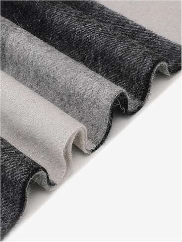 Cashmere Wool Scarf Soft Warm Thick Plaid Winter Scarf Unisex for Women and Men with Gift Box in Saudi Arabia