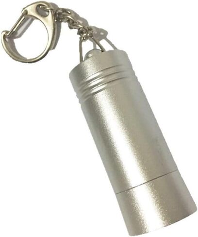 Portable Aluminum Alloy Keychain Lock with Matte Finish, Anti-Theft Hook Design for Securing Bags, Lockers and Travel Gear, Compact 0.8 x 2.2 Inch Size in Kuwait