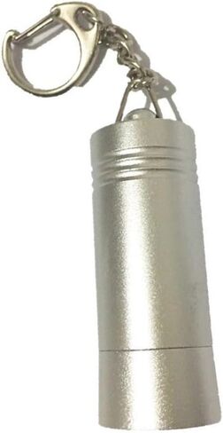 Portable Aluminum Alloy Keychain Lock with Matte Finish, Anti-Theft Hook Design for Securing Bags, Lockers and Travel Gear, Compact 0.8 x 2.2 Inch Size in Kuwait