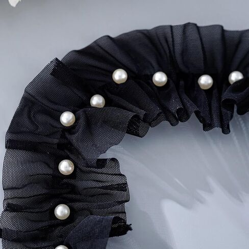 Florry Bride Wedding Garter Pearl Lace Bridal Garters for Women in Saudi Arabia