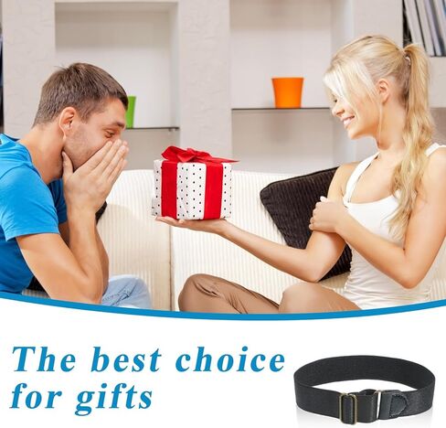 2Pcs Black Elastic Adjustable Sleeve Garters, Anti-Slip Arm Bands Stretchy Shirt Long Sleeve Holders Armband Christmas Gifts for Men Women in Kuwait