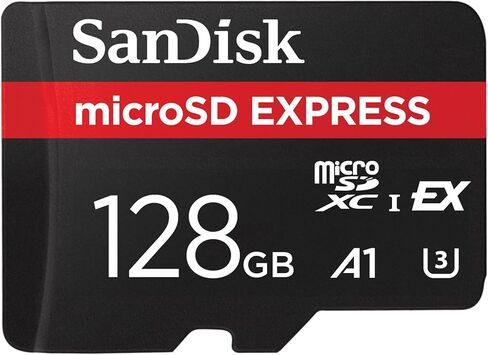 SanDisk Micro SD Express, 256 GB Micro SD Card, Read Speed/Write Speed up to 880/480 MB/s, up to 4.4 Times Higher Read speeds Than Our Fastest microSD, Class 10, U3 in Kuwait