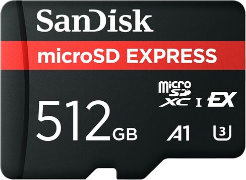 SanDisk Micro SD Express, 256 GB Micro SD Card, Read Speed/Write Speed up to 880/480 MB/s, up to 4.4 Times Higher Read speeds Than Our Fastest microSD, Class 10, U3 in Saudi Arabia