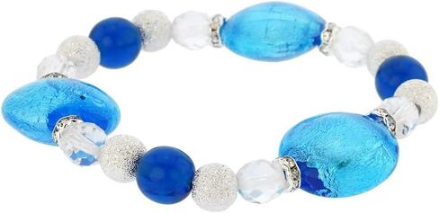 Glass Of Venice Murano Glass Magic Bracelet - Aqua Blue in Saudi Arabia