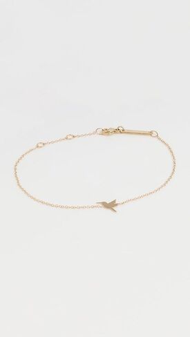 Zoe Chicco Women's 14k Gold Midi Bitty Hummingbird Bracelet in Saudi Arabia