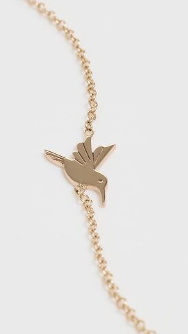 Zoe Chicco Women's 14k Gold Midi Bitty Hummingbird Bracelet in Saudi Arabia