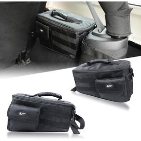 MFC Wheel Well Side Storage Bag Rear Trunk Organizer Bag with Grab Handles Interior Accessories Compatible with for Jeep Wrangler JK JKU 2011-2018 4 Door