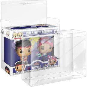 Clear Plastic Protector Case for 2-Pack-Funko-Pop Figures, Protector Case Compatible with Funko Pop 2-Pack Figures Boxes- 5 Pack in Kuwait