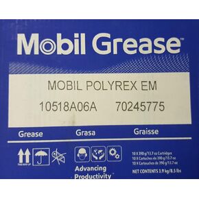 Mobil Polyrex EM Box of 10 x 13.7oz Tubes