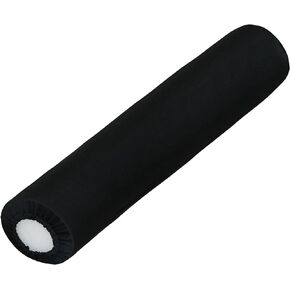 Rehabilitation Advantage Black Fabric Foam Roller Cover, 12" Long