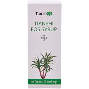 Tiens FOS Syrup - Premium Fructooligosaccharides Syrup for Digestive Health - Gut Health Syrup - 6 Sachets x 10ml (60ml) in Saudi Arabia
