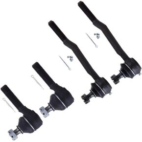 SCITOO 4-PC SET Suspension Kit For Toyota 4Runner T100 Inner Tie Rod End,Outer Tie Rod End