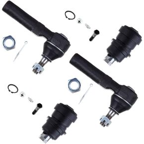 SCITOO 4-PC SET Suspension Kit For Chrysler Neon PT Cruiser For Dodge Neon SX 2.0 For Plymouth Neon Lower Ball Joint,Outer Tie Rod End