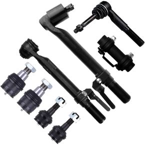 SCITOO 8-PC SET Front Suspension Tie Rod Kit - Fit For Ford For F-250 Super Duty For Ford For F-350 Super Duty Outer Tie Rod End Tie Rod Adjusting Sleeve Lower & Upper Ball Joint
