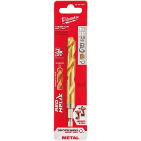 Milwaukee 48-89-4627 Titanium Hex Shank Drill Bit